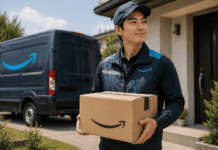アマゾンの配達の仕事